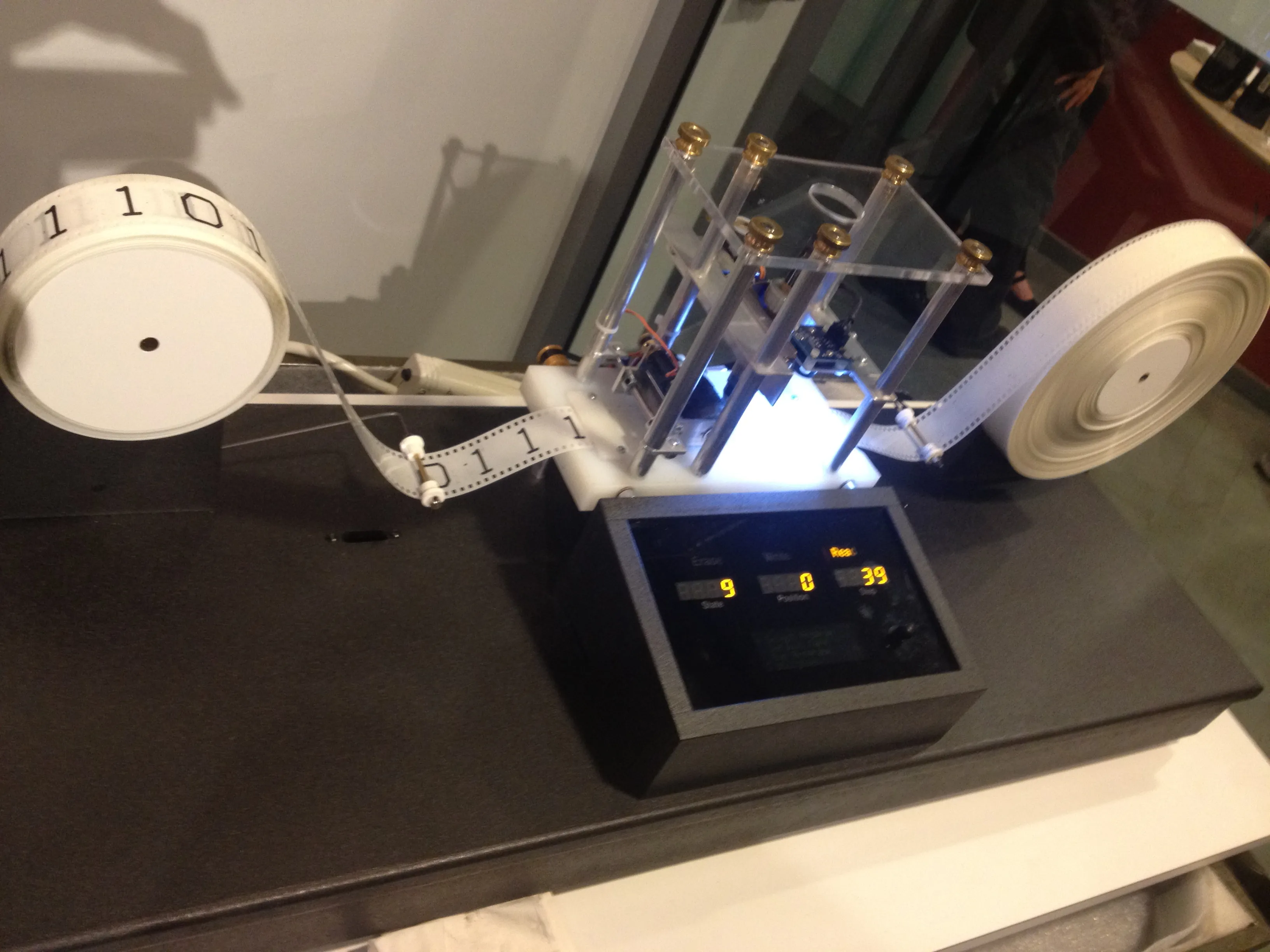 An actual Turing machine.